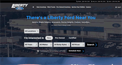Desktop Screenshot of libertyford.com