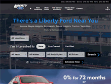 Tablet Screenshot of libertyford.com